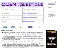 Tablet Screenshot of ccentquestions.com